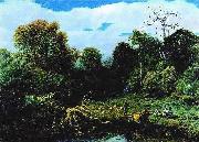 River landscape Adolphe Bouguereau